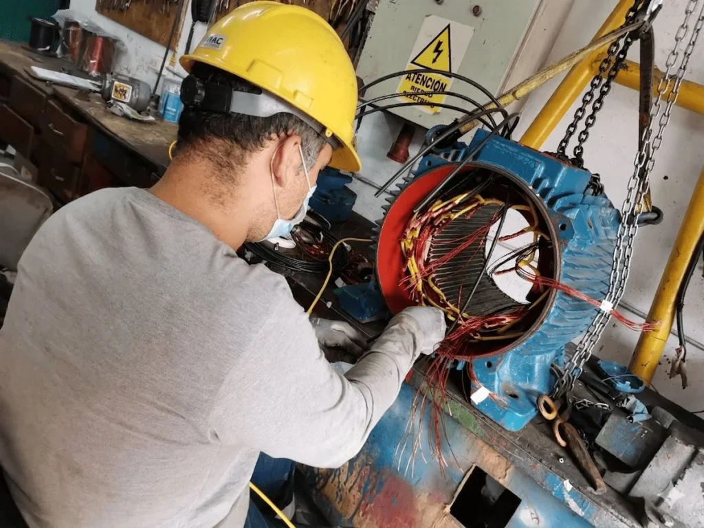 rebobinado de motores electricos