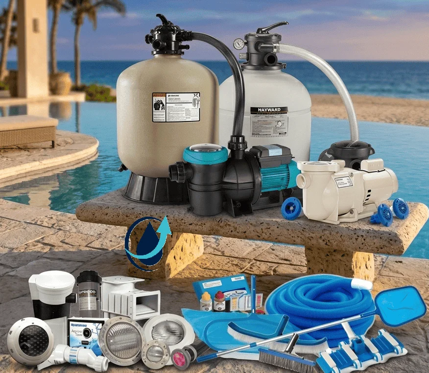 Bombas de piscina y filtros